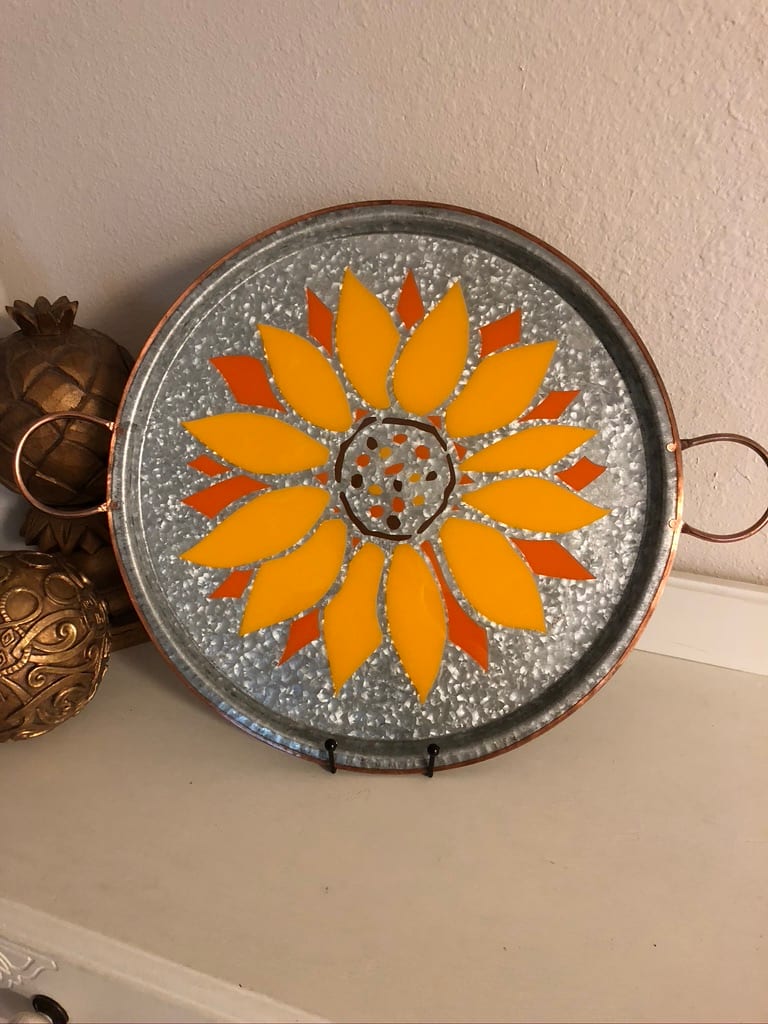 Sunflower Serving Tray 
