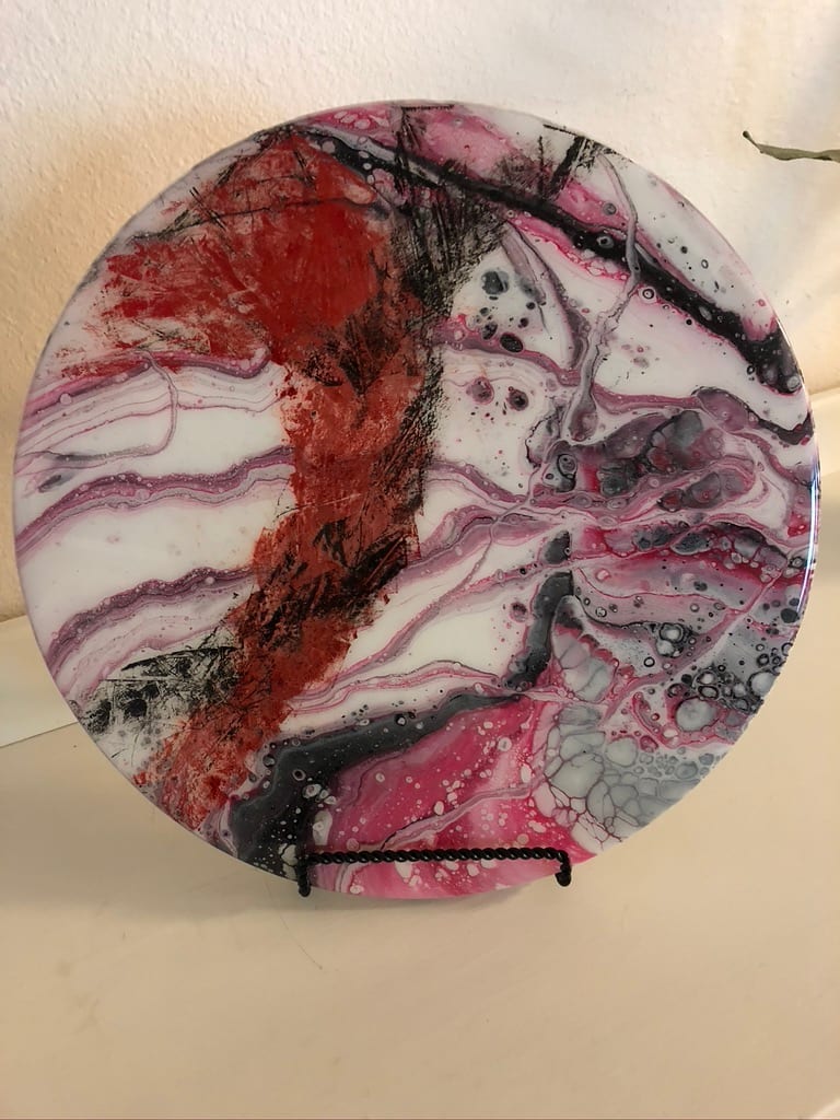 Lazy Susan red/black/ 