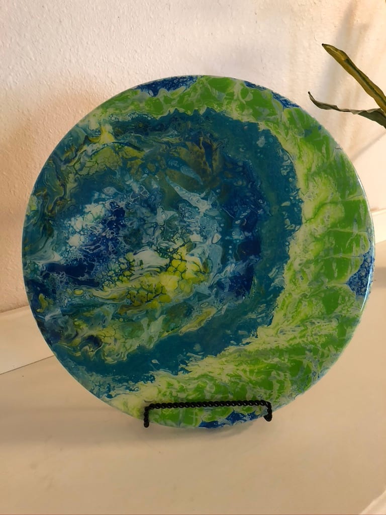 Lazy Susan blue/green 