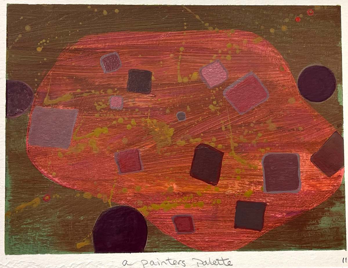 A Painters Palette by Kelly Milukas 