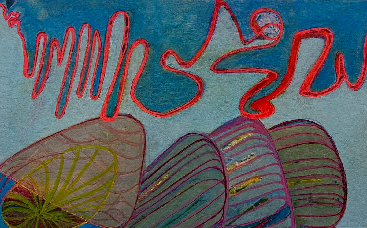 Abstract Roller Coaster Ride by Kelly Milukas 