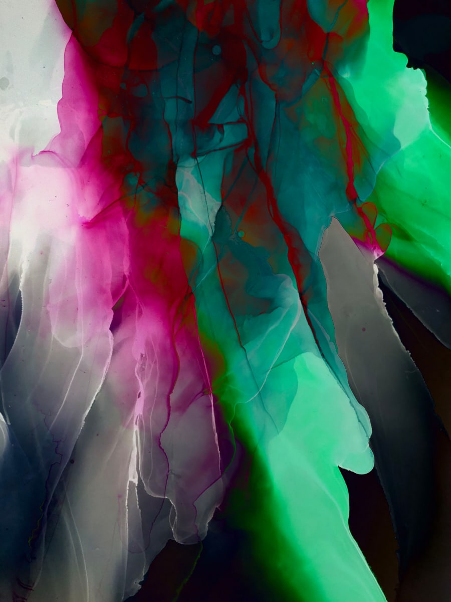 Green light print by Jeanette Innala 