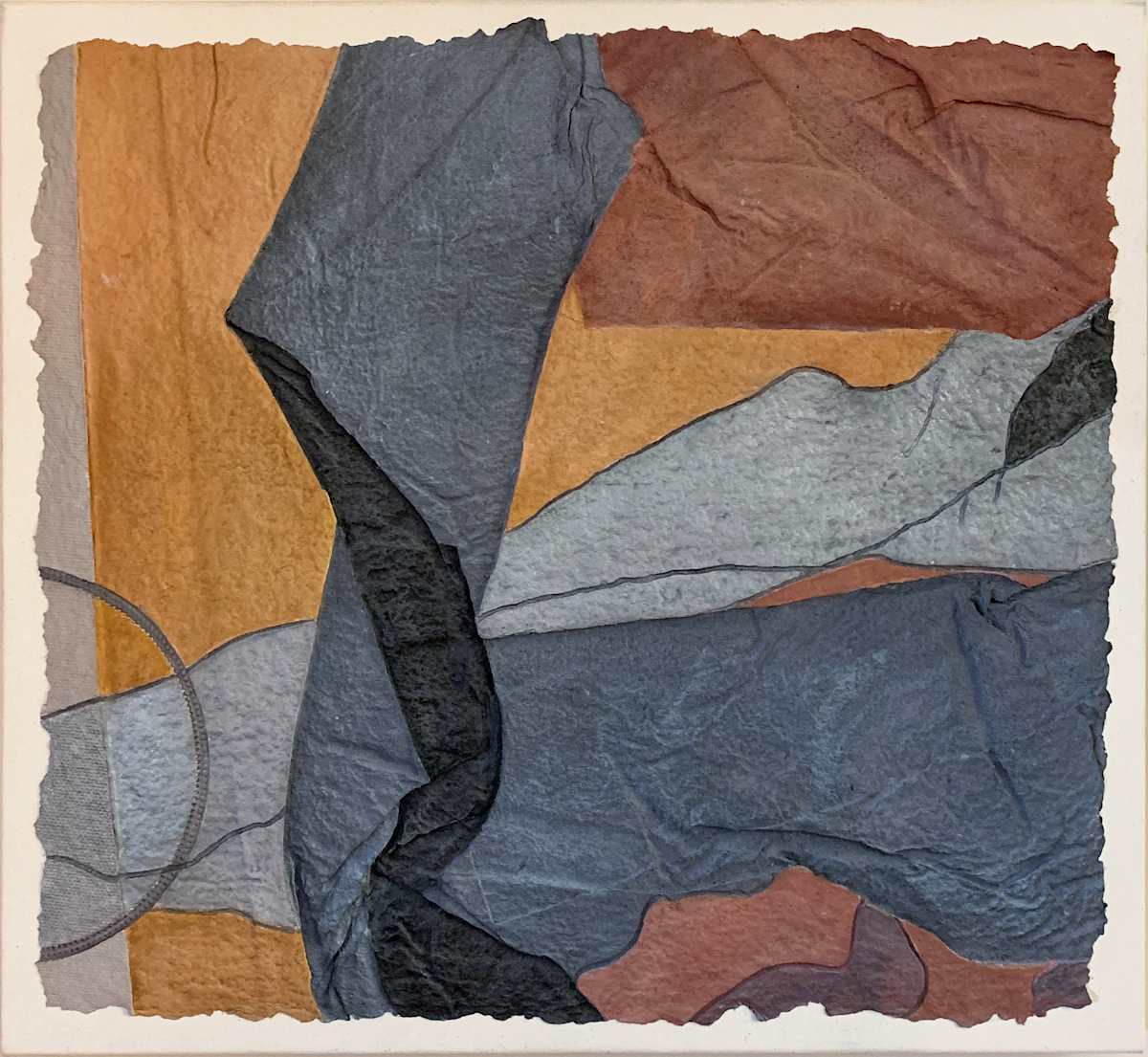 Field with Black Incursion by Ingrid Evans, Image 1.