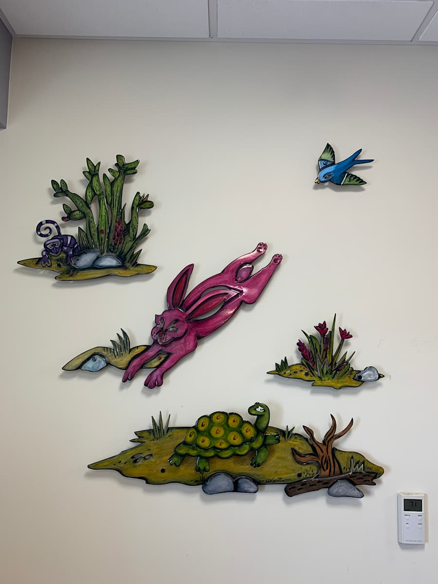 Tortoise/Hare Scene by Kristin DeSantis, Image 1.