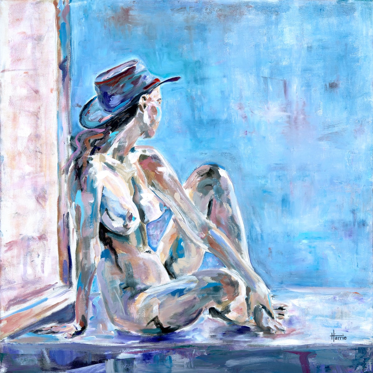 By a Blue Window by Harrie Handler 