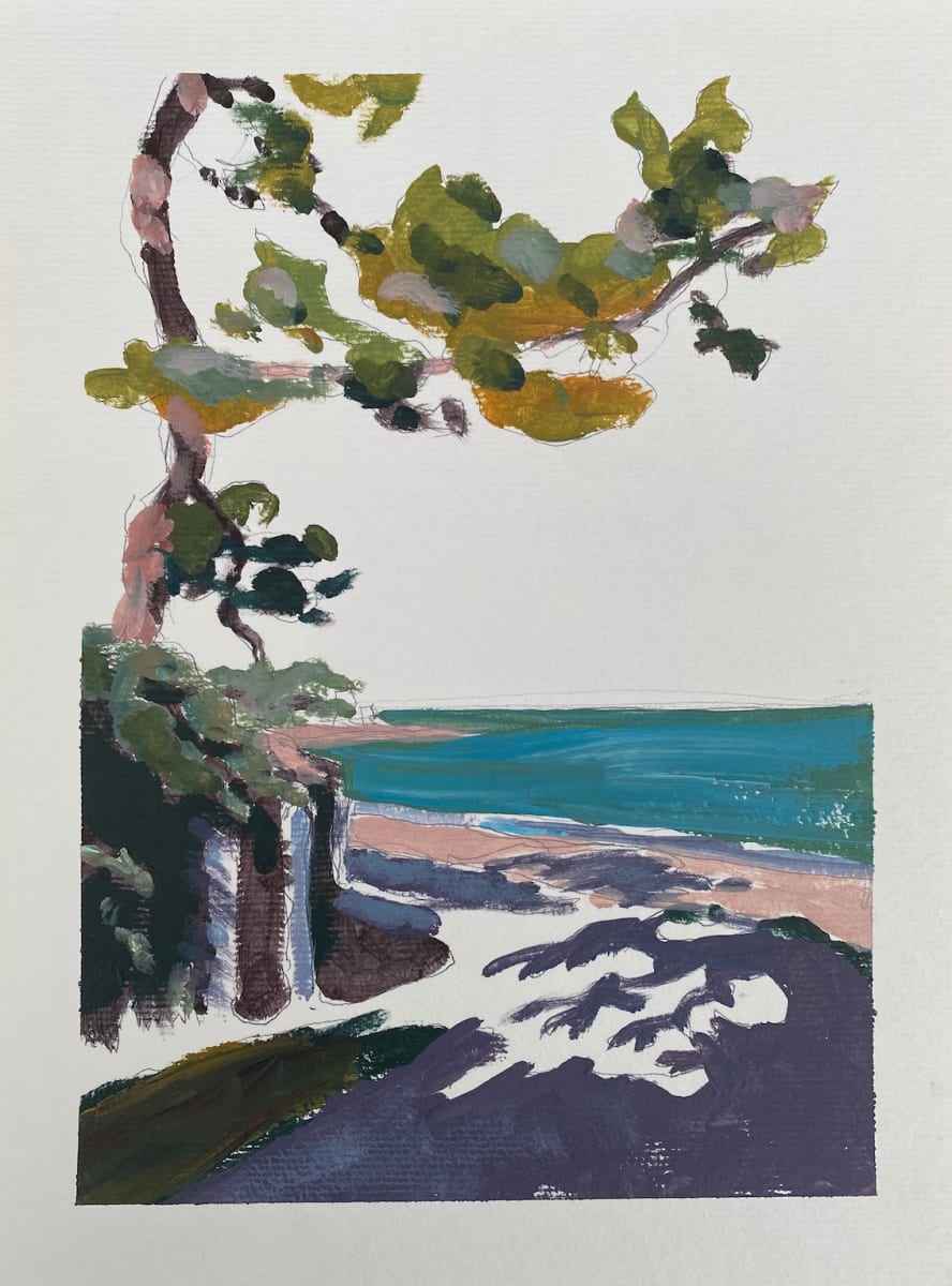 Trees By The Sea #7 - Plage des Souzeaux by Antoine Renault 