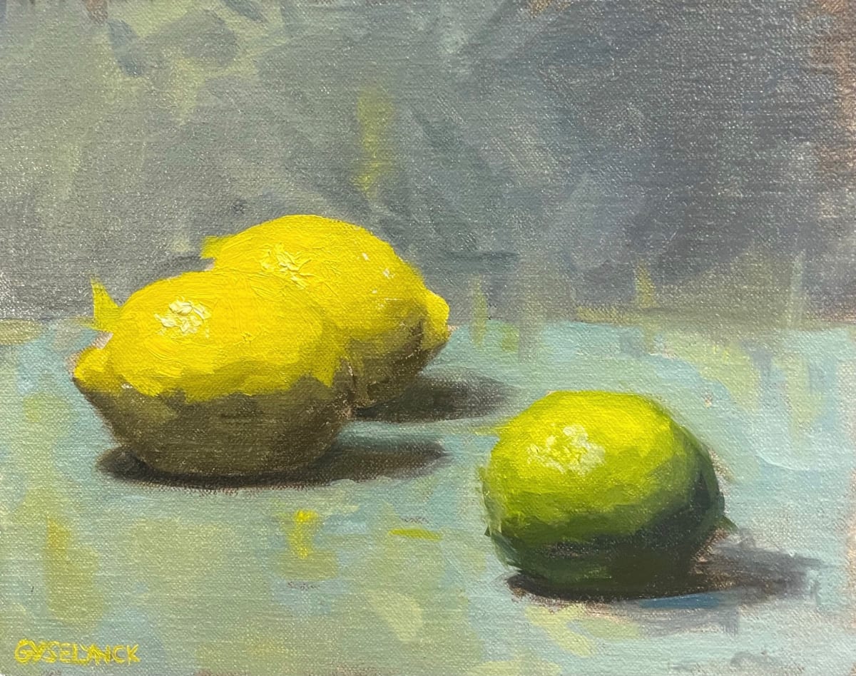 Still Life with Citrus Fruit by Maddy Gyselynck Fine Art  Image: Still Life with Citrus Fruit