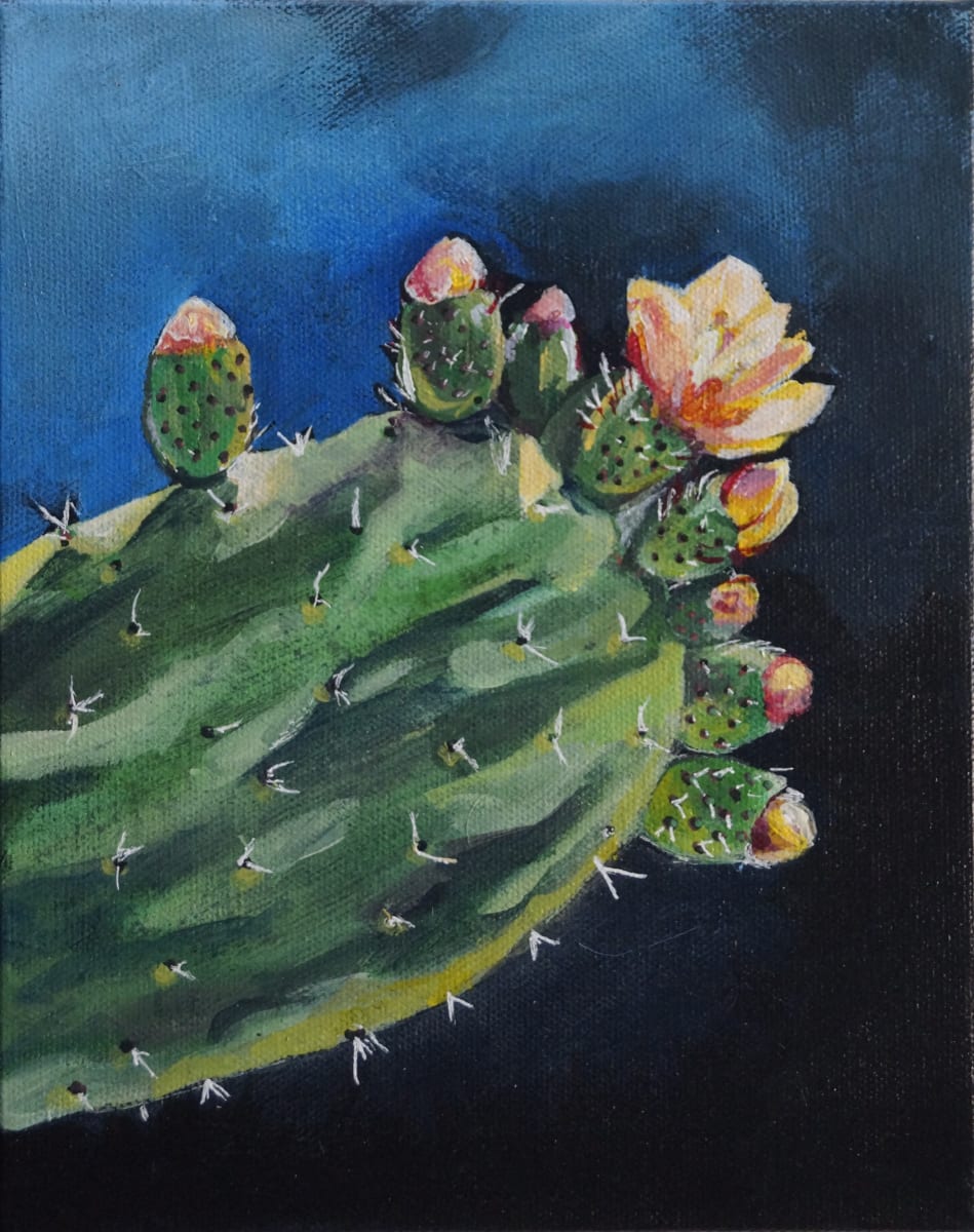 Budding Cactus 01 by Cheryl Handy 