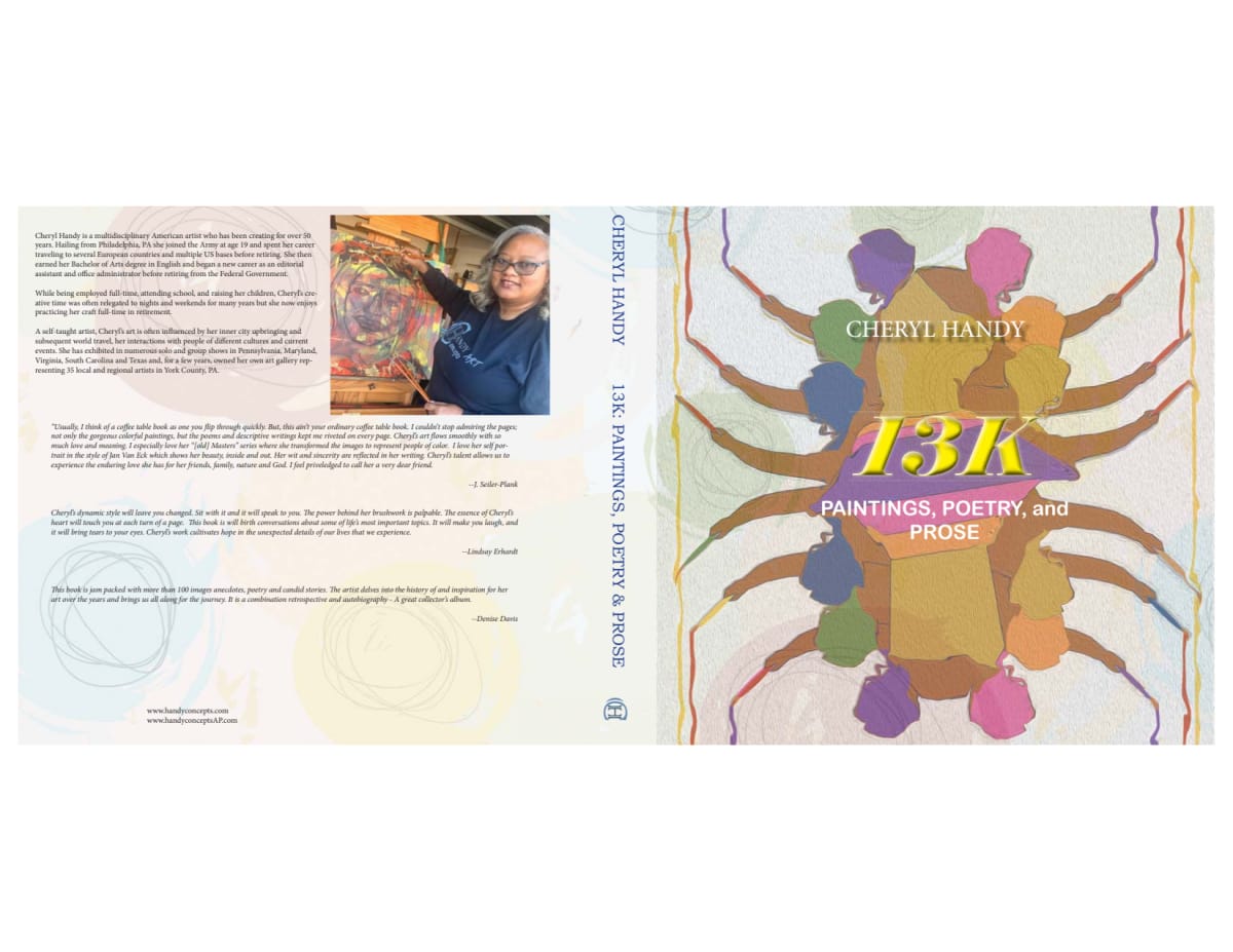13K - the book by Cheryl Handy  Image: Paintings, Poetry, and Prose
