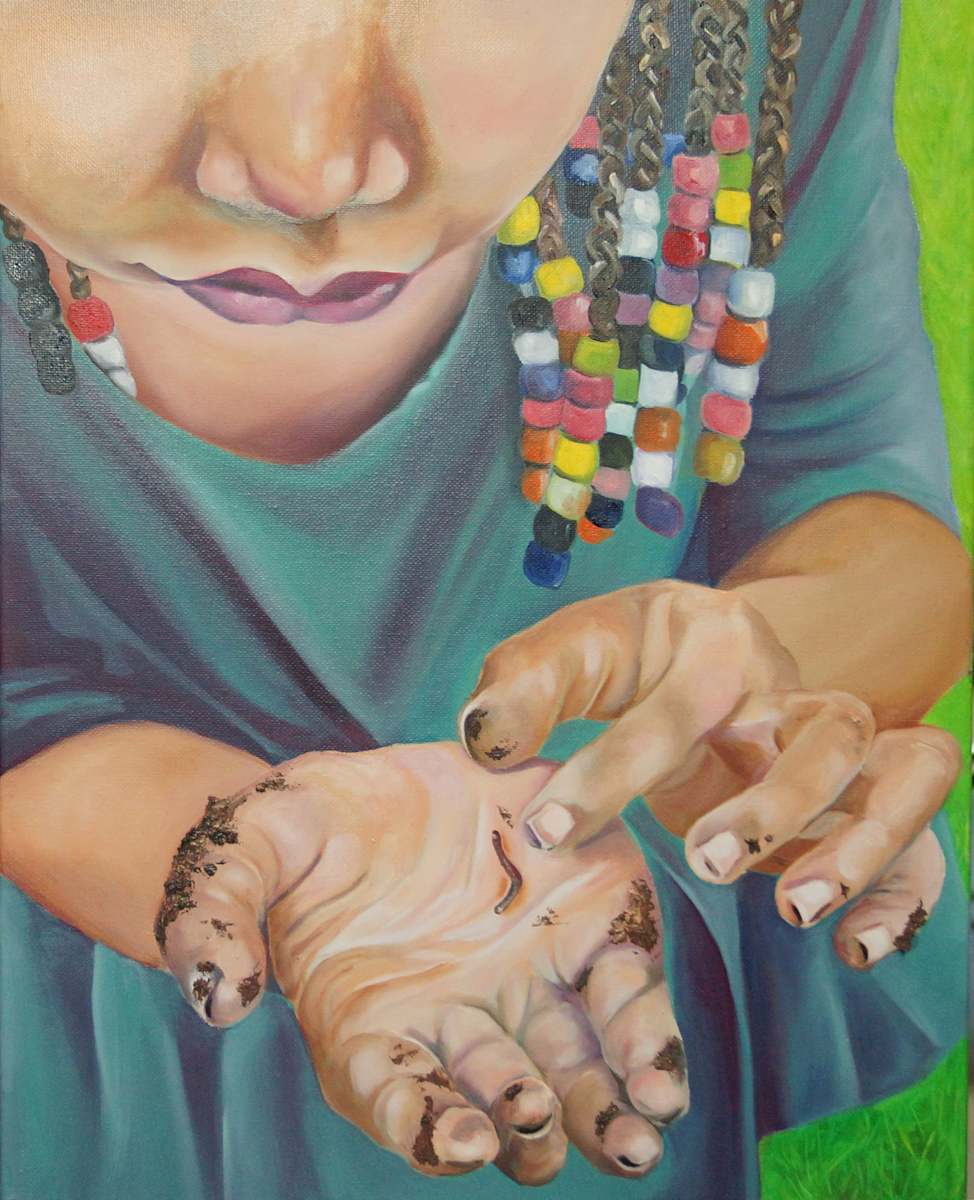 Child's Play (embellished canvas print) by Cheryl Handy, Image 1.