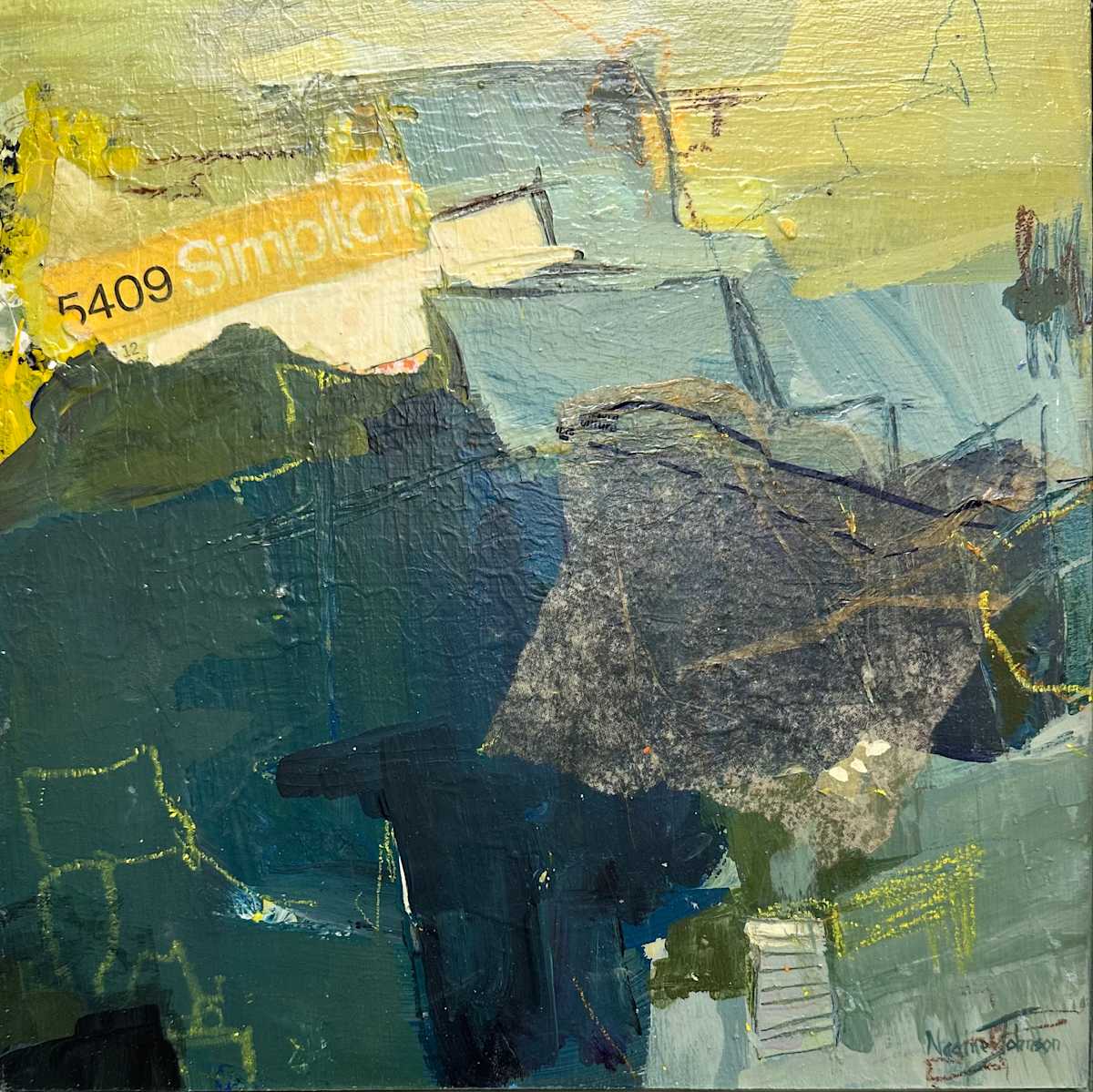 Neon Blue by Nadine Johnson 