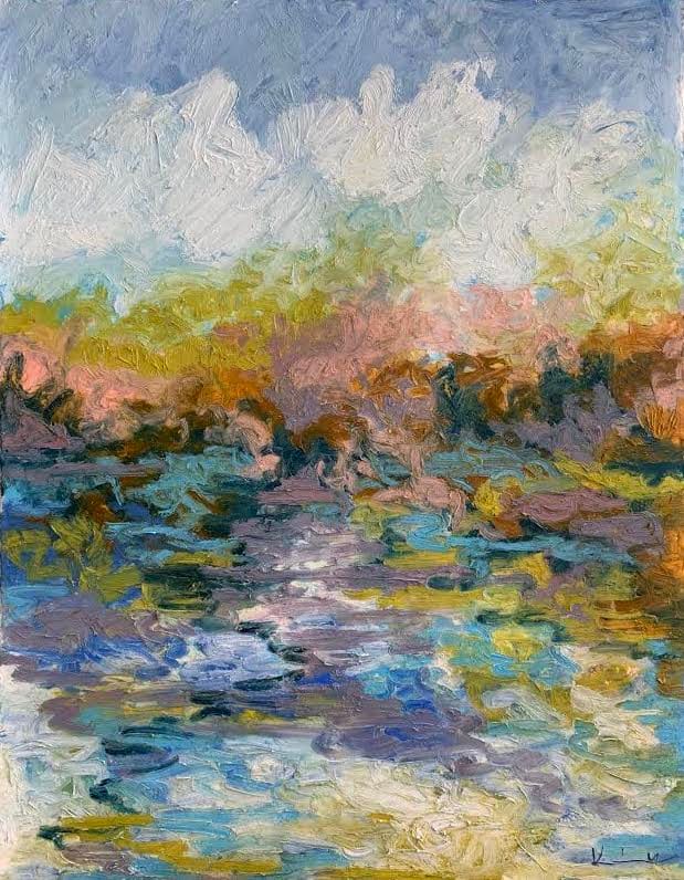 The Color of Air on the Lake No. 16 by Kirby Fredendall, Image 1.