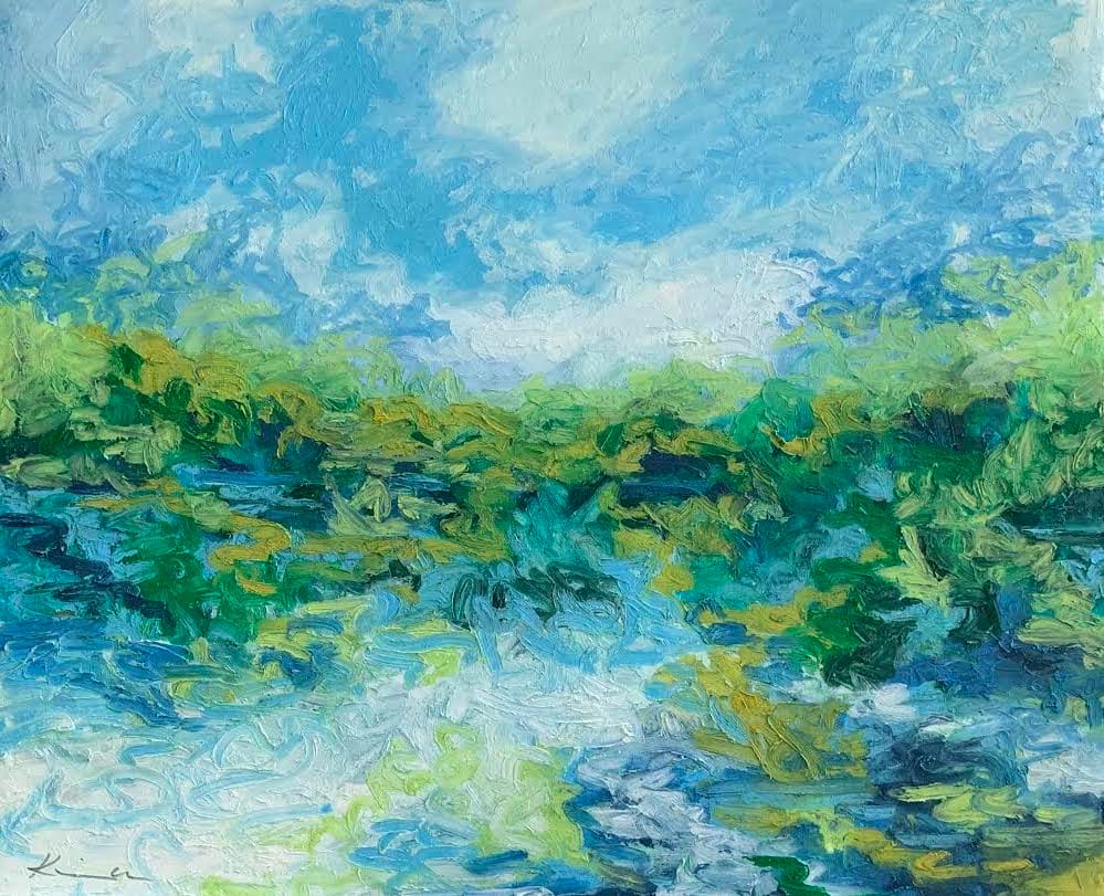 The Color of Air on the Lake No. 18 