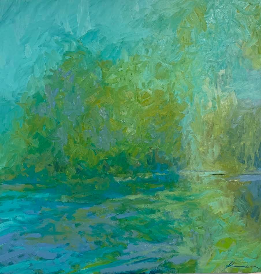 The Color of Air on the Lake 8 by Kirby Fredendall, Image 1.