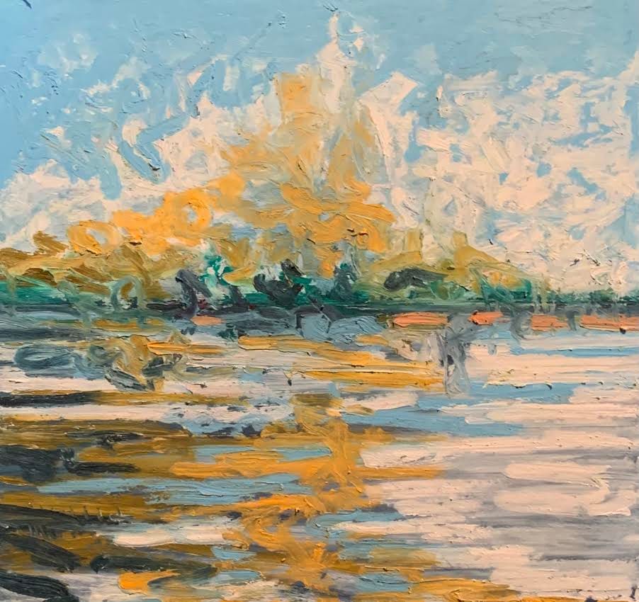 The Color of Air on the Lake No. 15 by Kirby Fredendall, Image 1.
