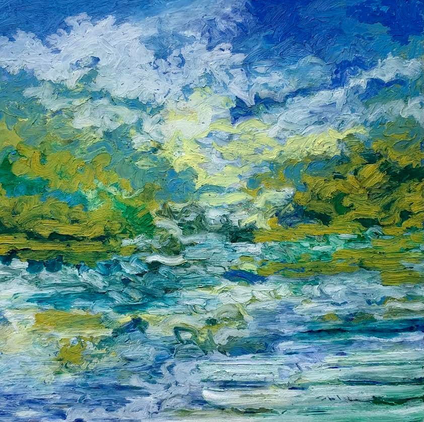 The Color of Air on the Lake 25 by Kirby Fredendall, Image 1.