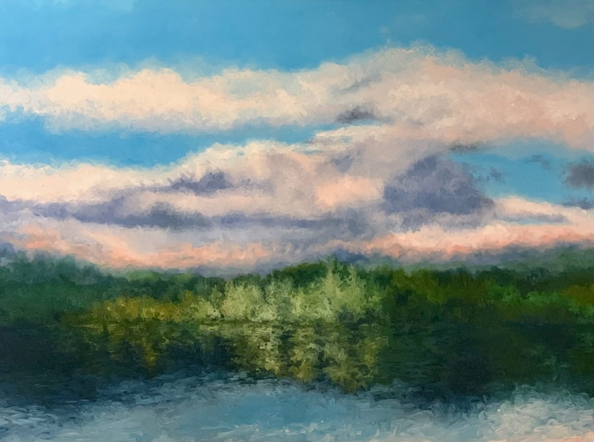 Golden Light Far Shore by Kirby Fredendall, Image 2.