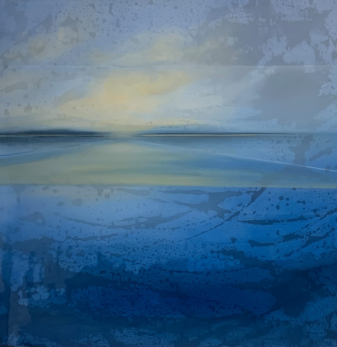 Golden Moon Indigo Sky by Kirby Fredendall, Image 1.