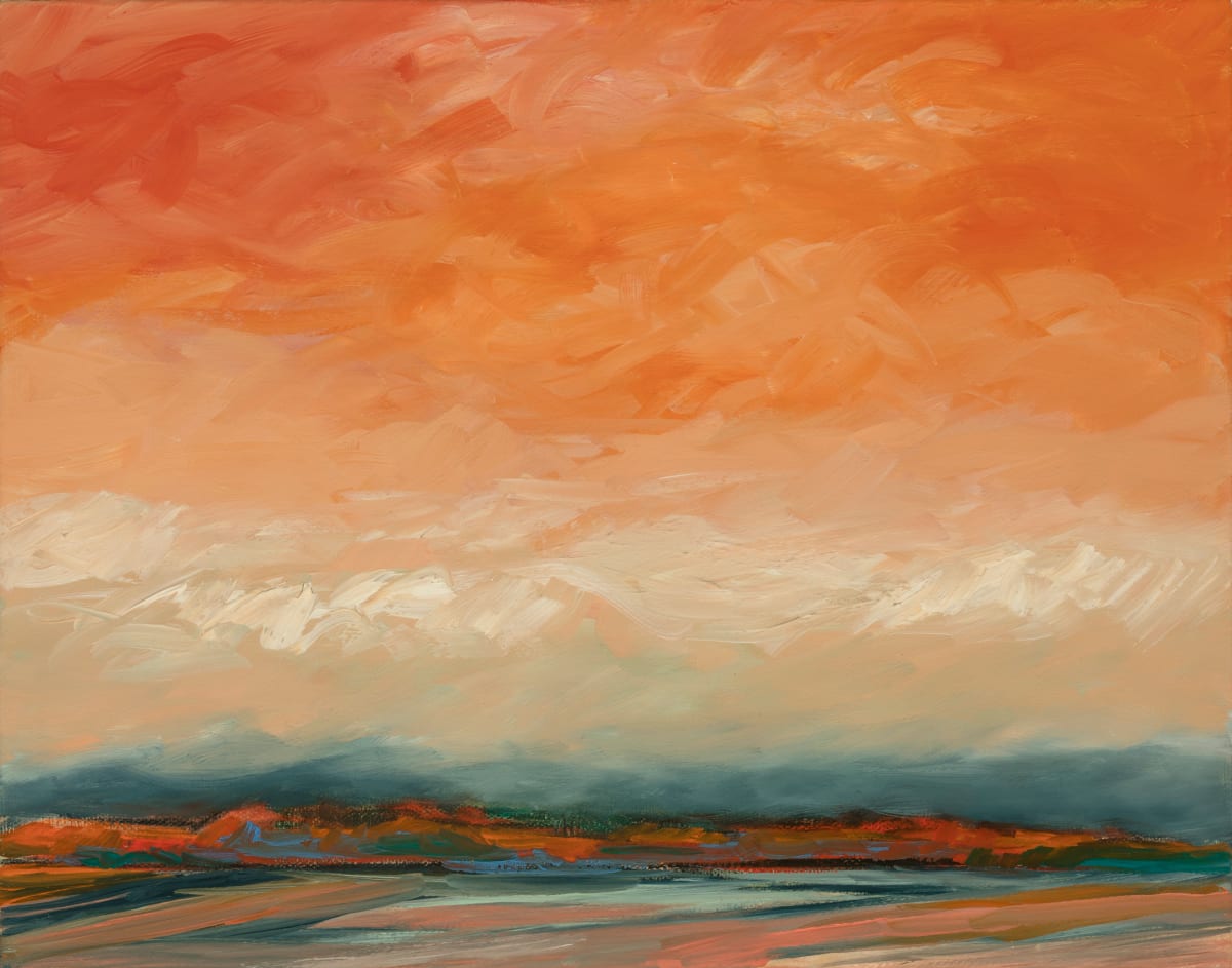 Orange Sunset by Kirby Fredendall 