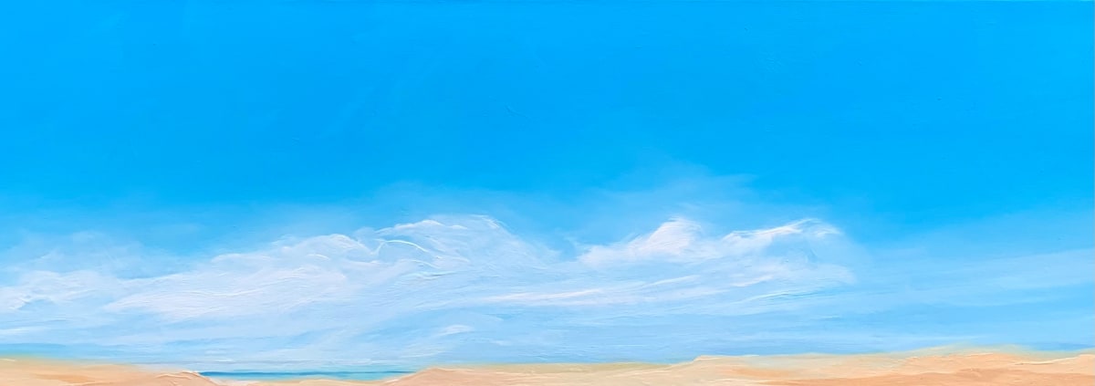 White Clouds Sandy Beach 3 by Kirby Fredendall, Image 4.