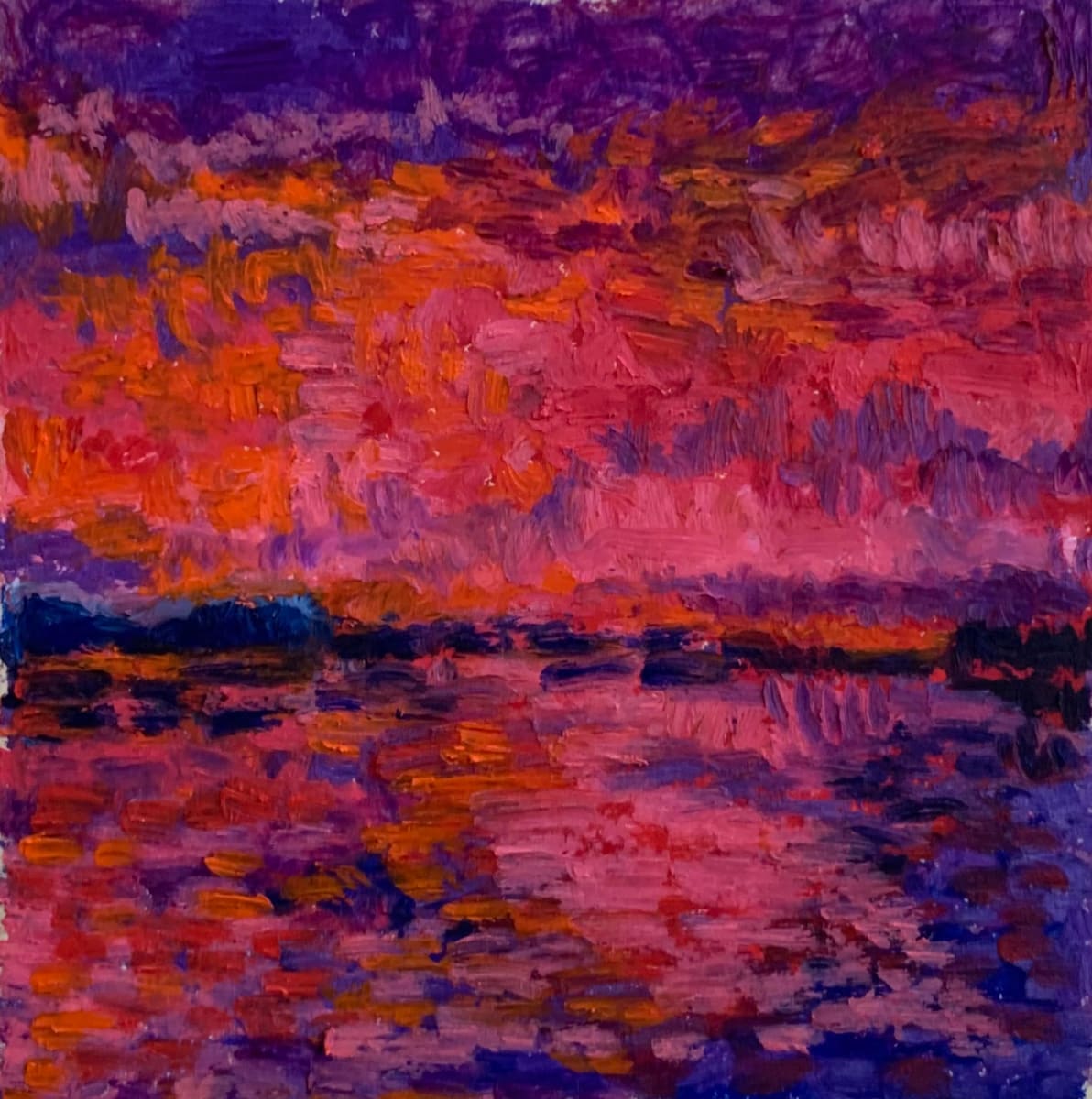 Late Evening Sunset by Kirby Fredendall 