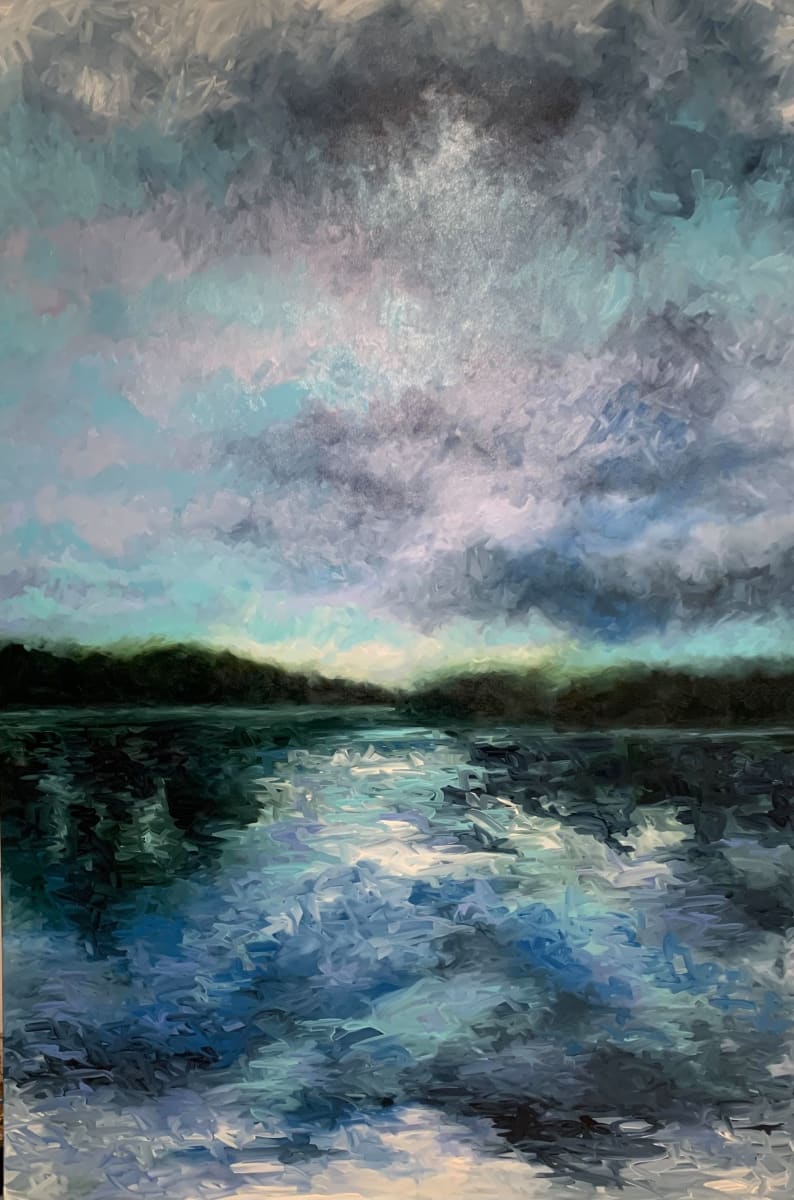 Evening on the Lake No.2 by Kirby Fredendall, Image 1.