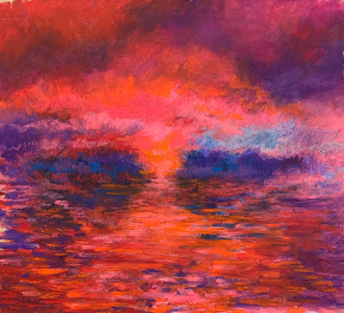 Late Evening Sunset  No.2 by Kirby Fredendall 