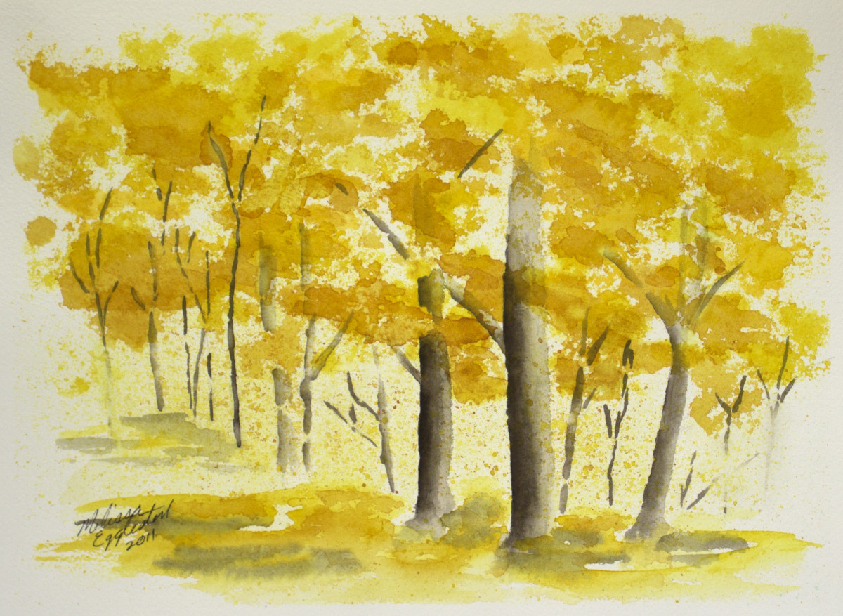 Autumn Trees by Melissa Eggleston 