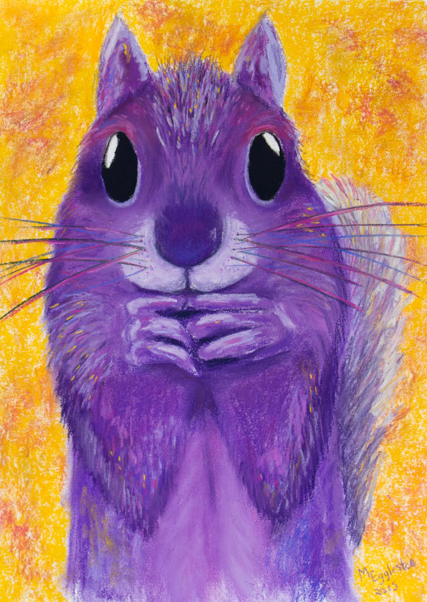 Purple Squirrel by Melissa Eggleston, Image 1.