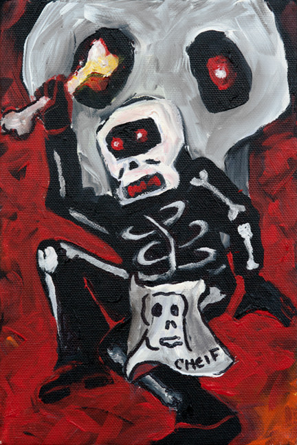 Red Skull n Bones by Frenchy 