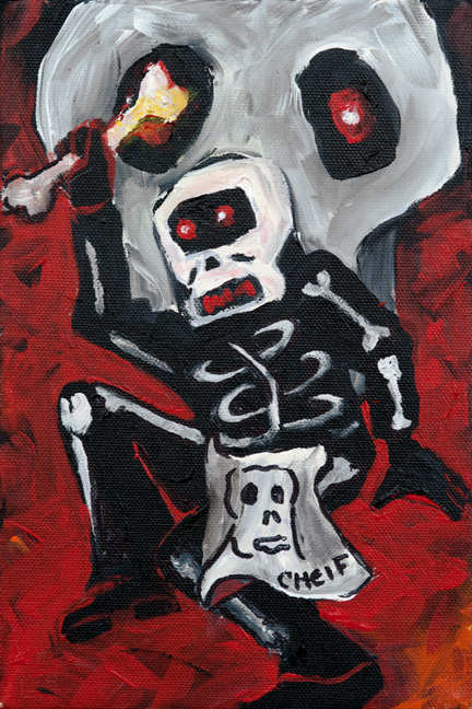 Red Skull n Bones by Frenchy, Image 1.