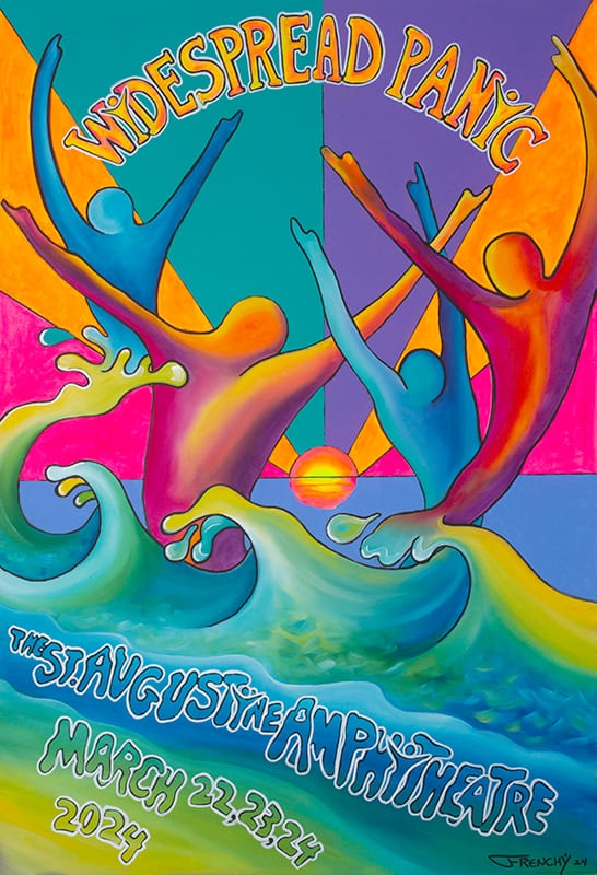 Widespread Panic St Augustine Poster by Frenchy 