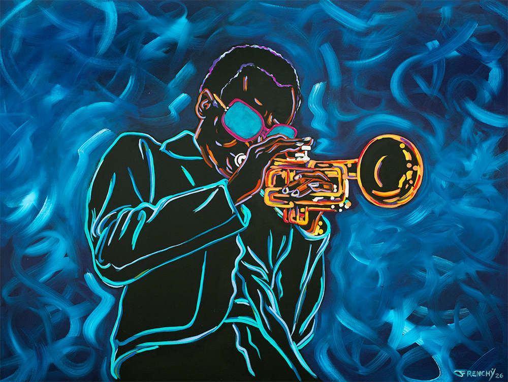Mile Davis "Kinda Blue" by Frenchy, Image 1.
