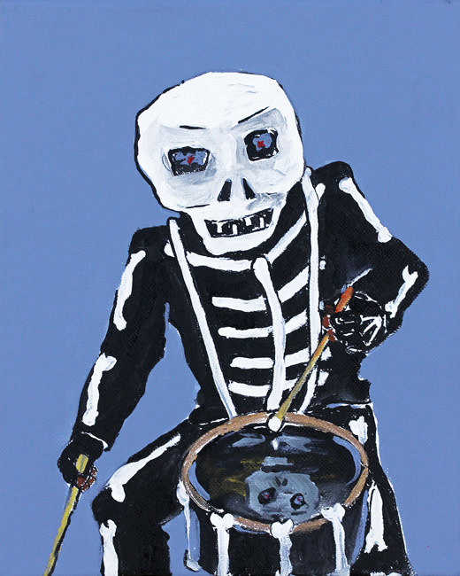 Blue Skull n Bones by Frenchy 