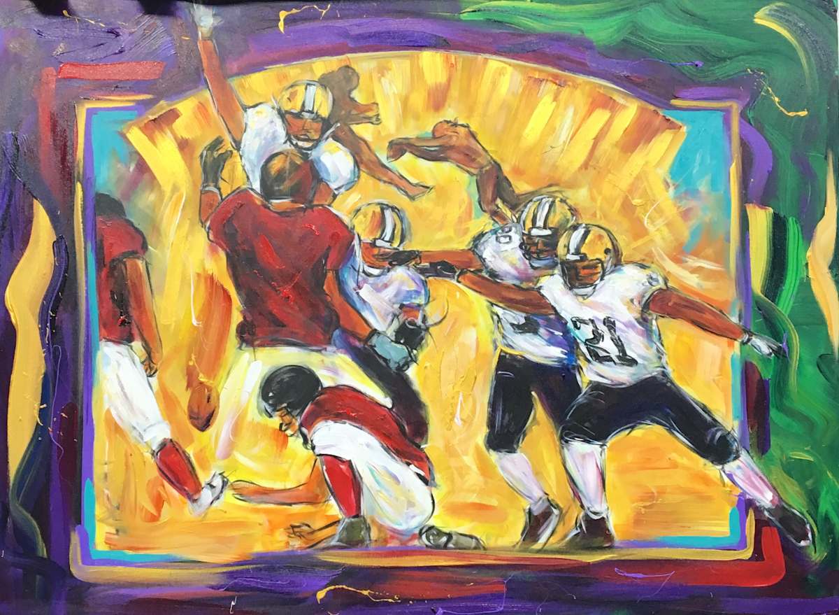 Falcons vs Saints ESPN MNF by Frenchy, Image 1.