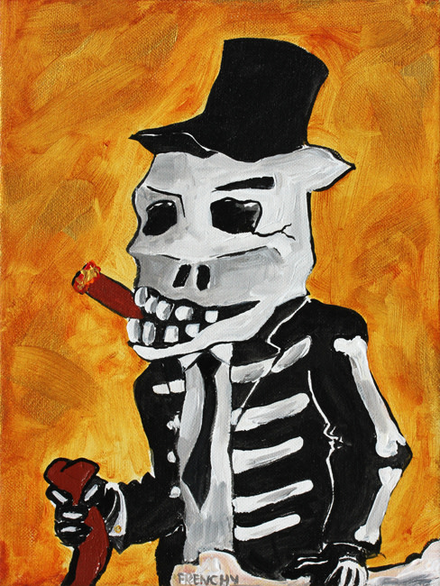 Gold Skull n Bones by Frenchy 