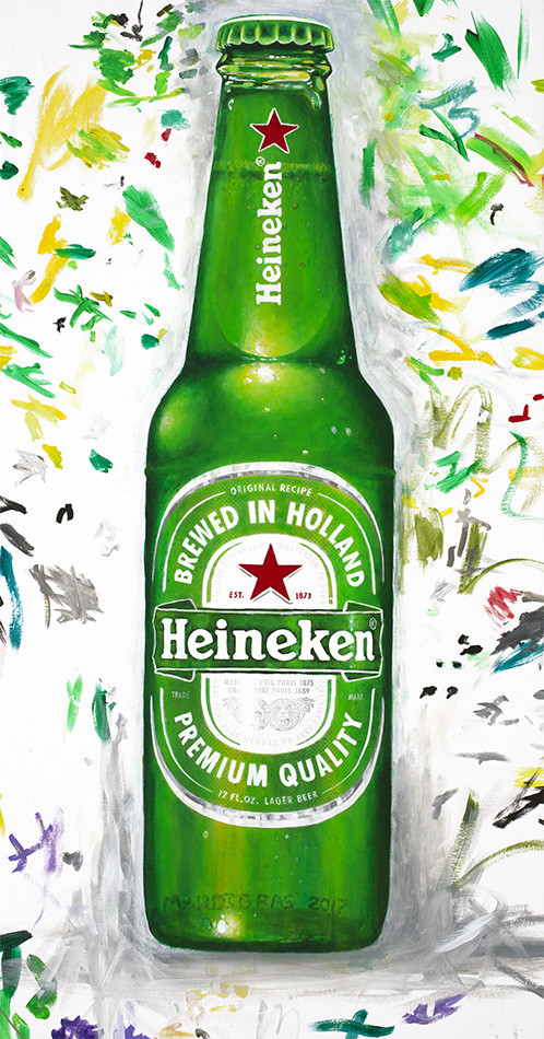 Heineken Mardi Gras Campaign Creative - Bottle by Frenchy 