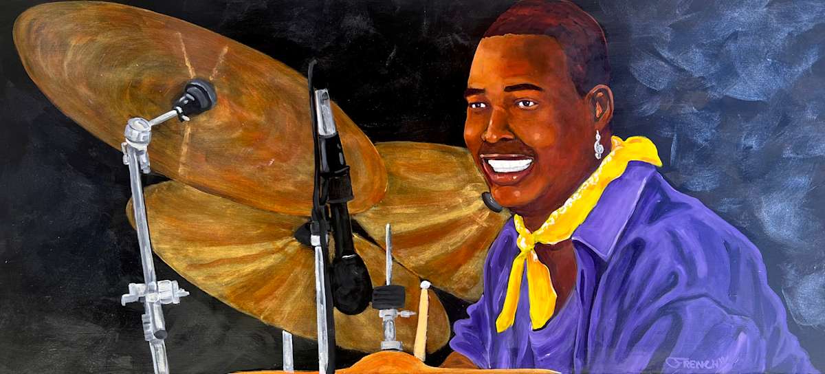 Russell Batiste Portrait by Frenchy, Image 1.