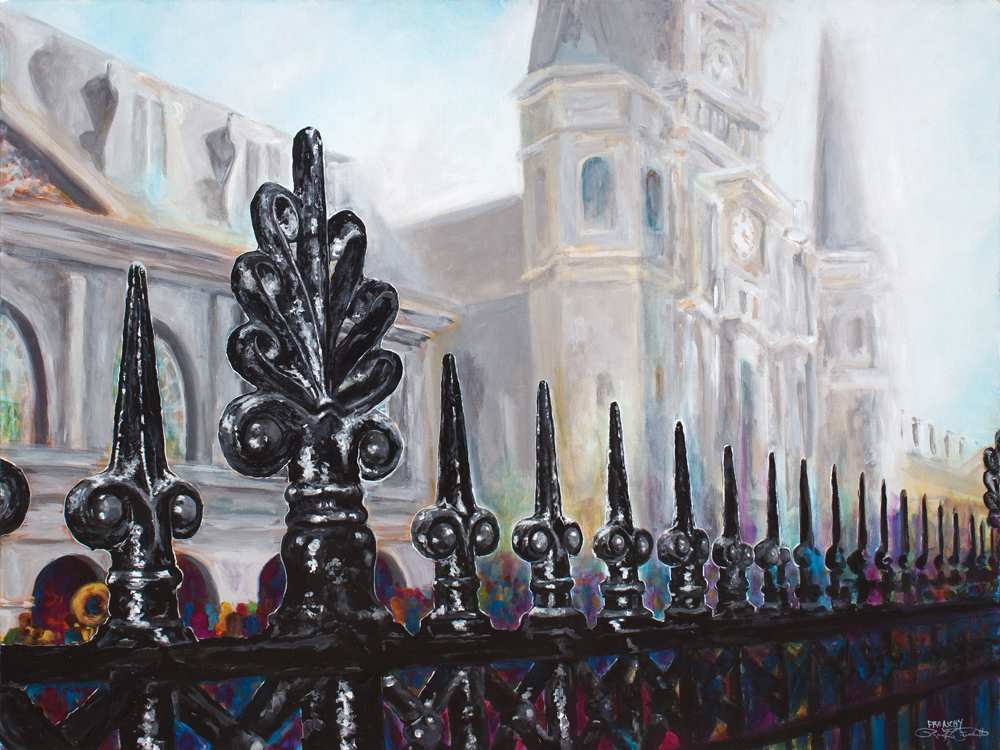 Jackson Square Fence by Frenchy, Image 1.