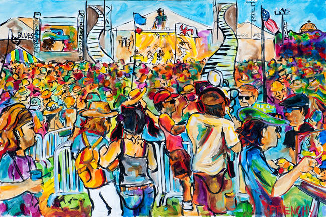 Treme Jazzfest  by Frenchy 