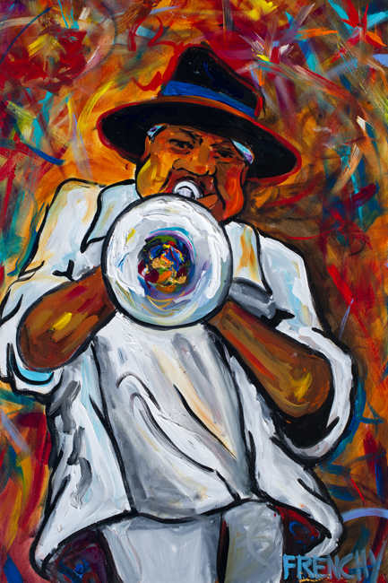 Kermit Ruffins by Frenchy, Image 1.