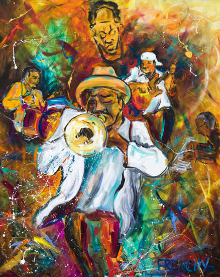 Kermit Ruffins by Frenchy, Image 1.