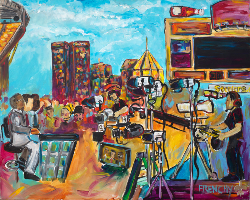 ESPN MNF PreGame Pittsburgh 2009 by Frenchy 