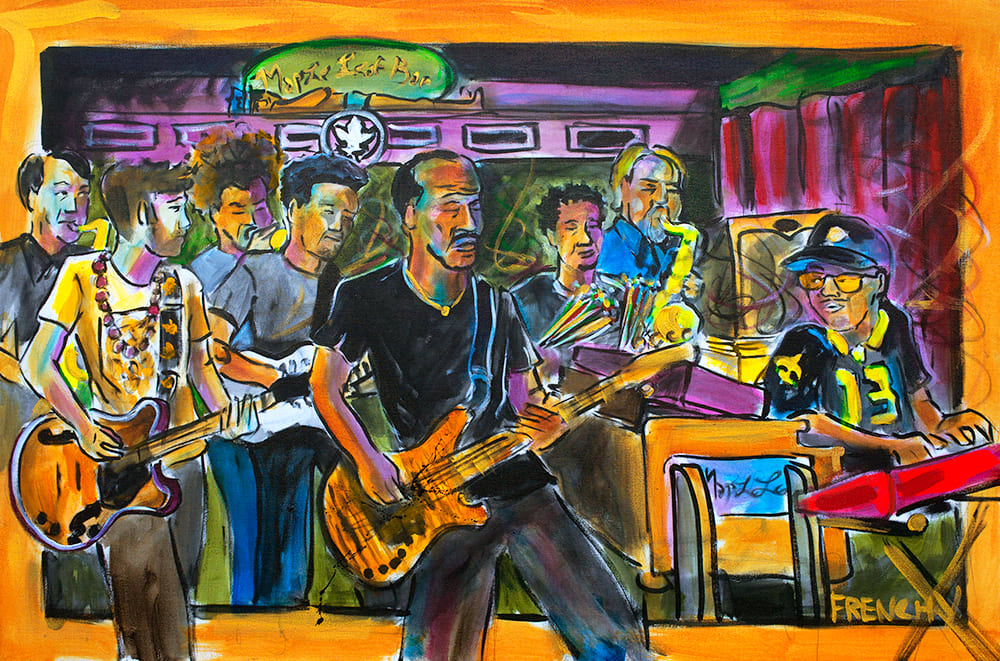 The Maple Leaf All-Stars (Ivan Neville, Tony Hall, Ari Teitel, Deven Trusclair, Skerik, Ashlin Parker, Ian Neville, Jeffrey Watkins) 