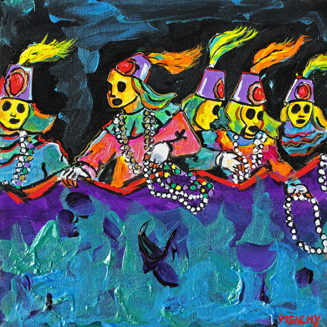 Mardi Gras Float Riders by Frenchy 