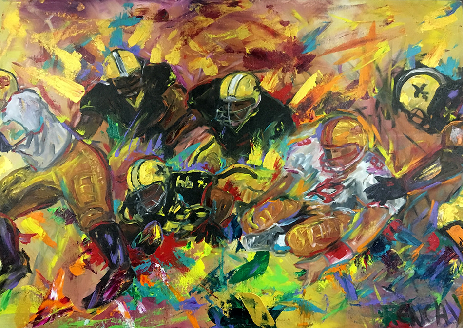 Saints vs 49ers by Frenchy 