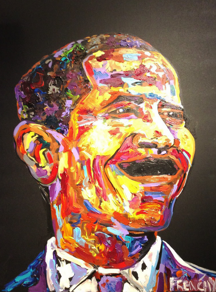 Obama Portrait by Frenchy 