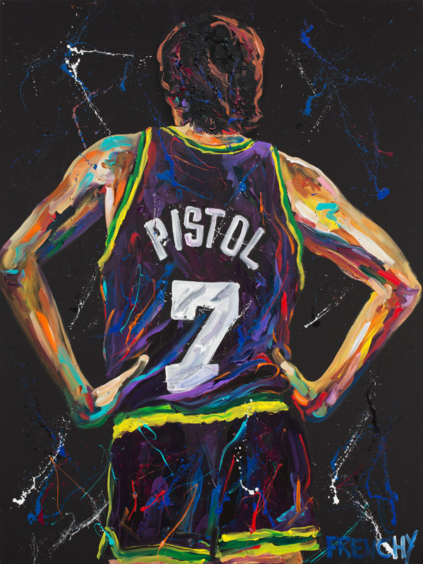 Pete "Pistol" Maravich by Frenchy 