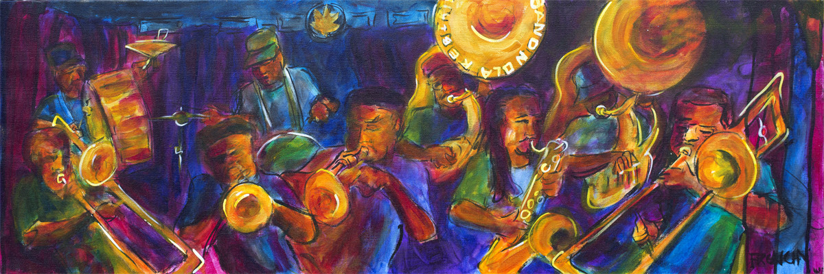 Rebirth Brass Band by Frenchy 