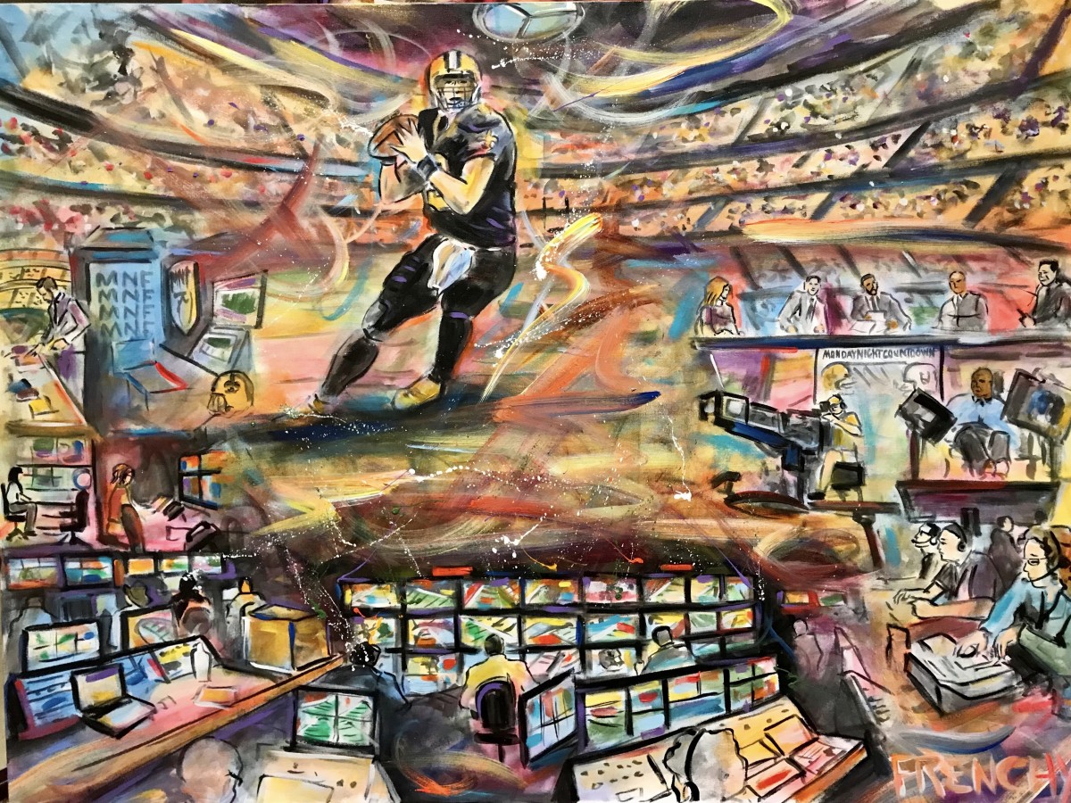 Drew Brees Record Breaker #3 by Frenchy 